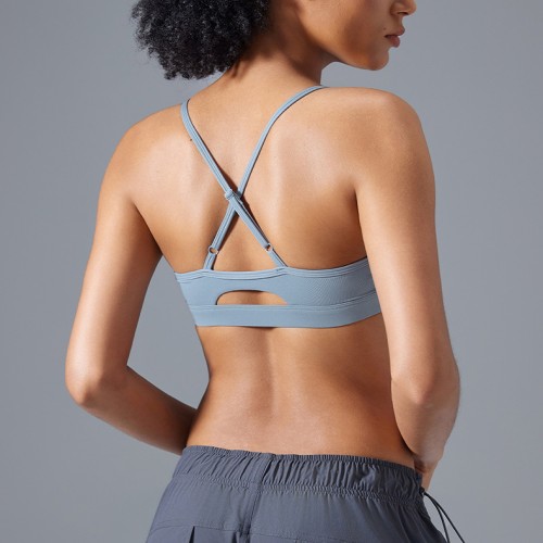Adjustable Shoulder Strap Women's Running Shockproof Sports Fitness Yoga Bra