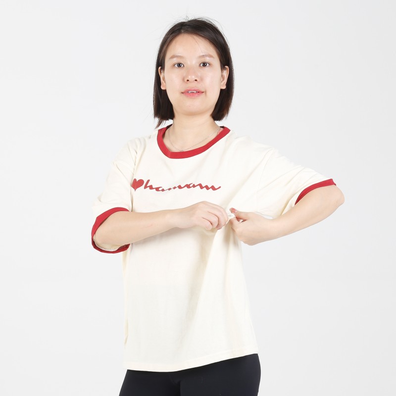 MN-T07 Custom Matermity&Nursing Tops with Mama Logo 