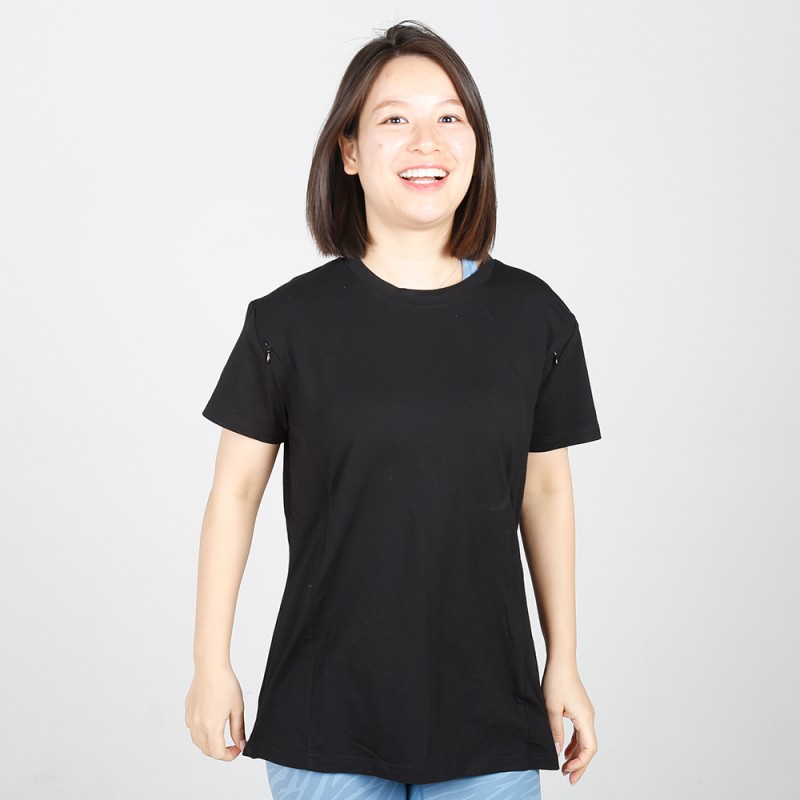 MN-T12 Wholesale Pregnant Clothes Plus Size Short sleeve Maternity Tee 