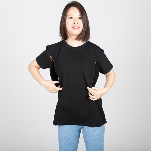 MN-T12 Wholesale Pregnant Clothes Plus Size Short sleeve Maternity Tee