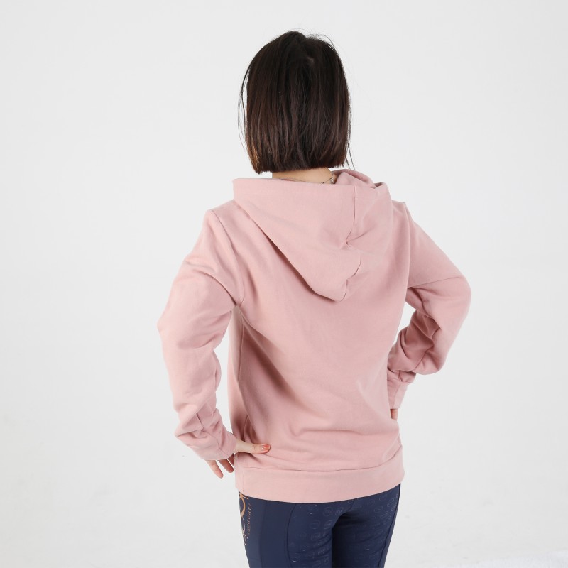 MN-N02 Customized design High Quality organic cotton Color contrast zip open Breastfeeding sweatshirt for bump mama 