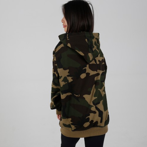 MN-N01 OEM Mama camouflage Maternity Hoodies Zip Access