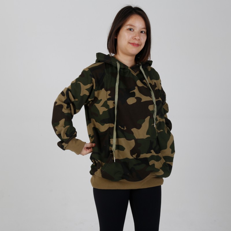 MN-N01 OEM Mama camouflage Maternity Hoodies Zip Access 