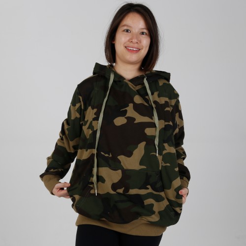 MN-N01 OEM Mama camouflage Maternity Hoodies Zip Access