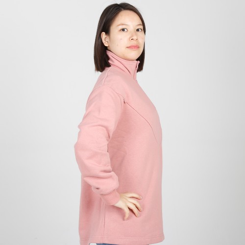 MN-N13 Wholesale 100% Cotton Breathable Breastfeeding Clothing Maternity Sweatshirt