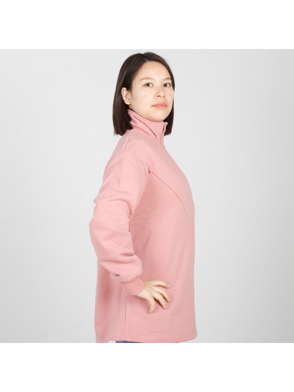 MN-N13 Wholesale 100% Cotton Breathable Breastfeeding Clothing Maternity Sweatshirt