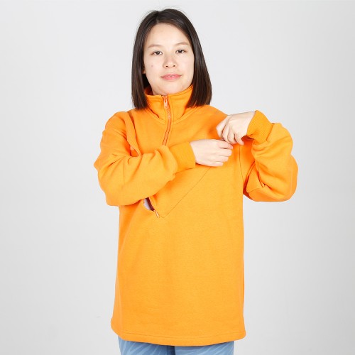 MN-N14 Moms Oversize Women Breastfeeding Clothes 100% Cotton Maternity Jumper