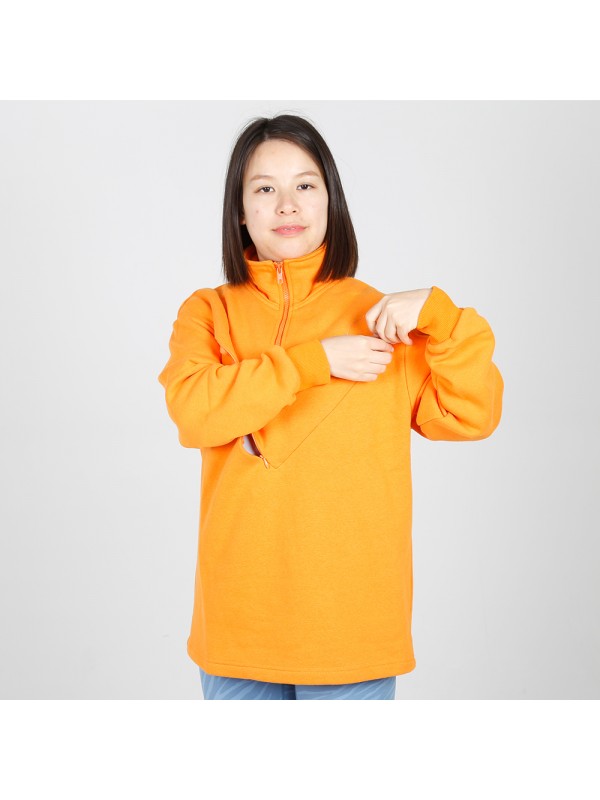 MN-N14 Moms Oversize Women Breastfeeding Clothes 100% Cotton Maternity Jumper