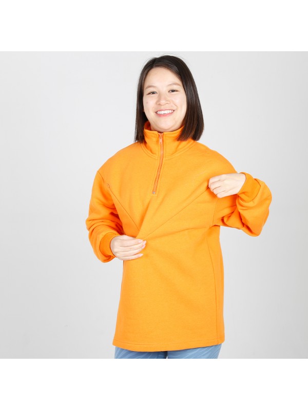 MN-N14 Moms Oversize Women Breastfeeding Clothes 100% Cotton Maternity Jumper