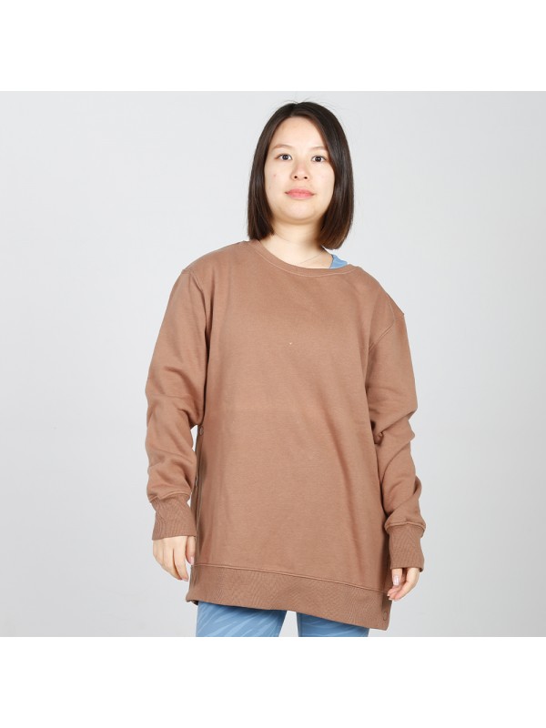 MN-N15 Maternity snap Side Sweater plain high quality corded crew sweatshirt women nursing tops