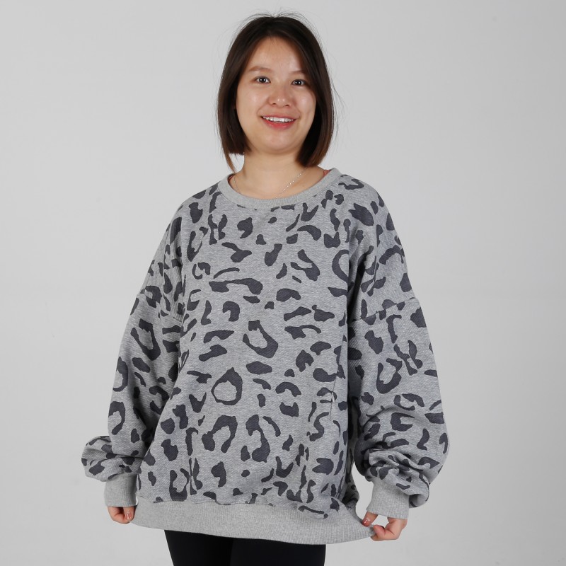 MN-N06 Custom Leopard Printting BreastFeeding Sweatshirts 