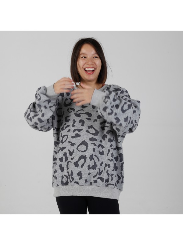MN-N06 Custom Leopard Printting BreastFeeding Sweatshirts 