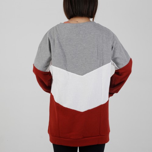 MN-N07 Custom Color Block BreastFeeding Sweatshirts