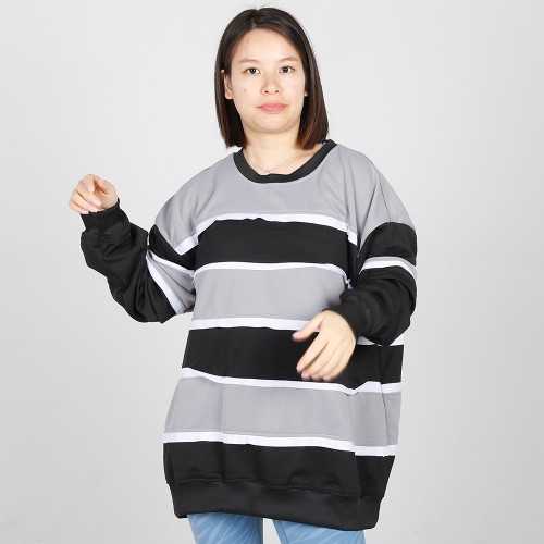 MN-N09 Stylish pregnant clothes Color Block BreastFeeding Sweatshirts With Hidden Zip For Bump