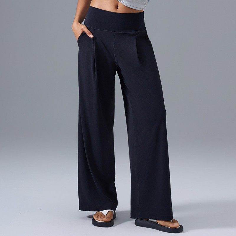 Women's Casual Wide Leg Quick Dry Breathable Yoga Pants 