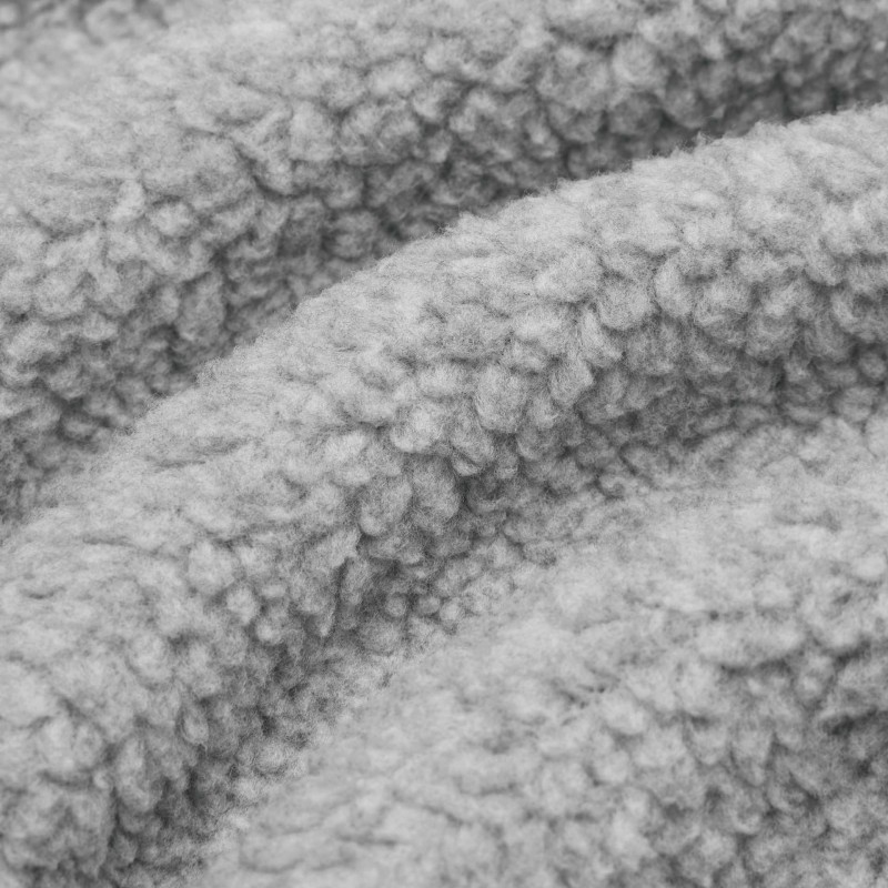 Adjustable Drawstring Hem and Relaxed Fit Embroidered Patterns Fleece Hoodie 