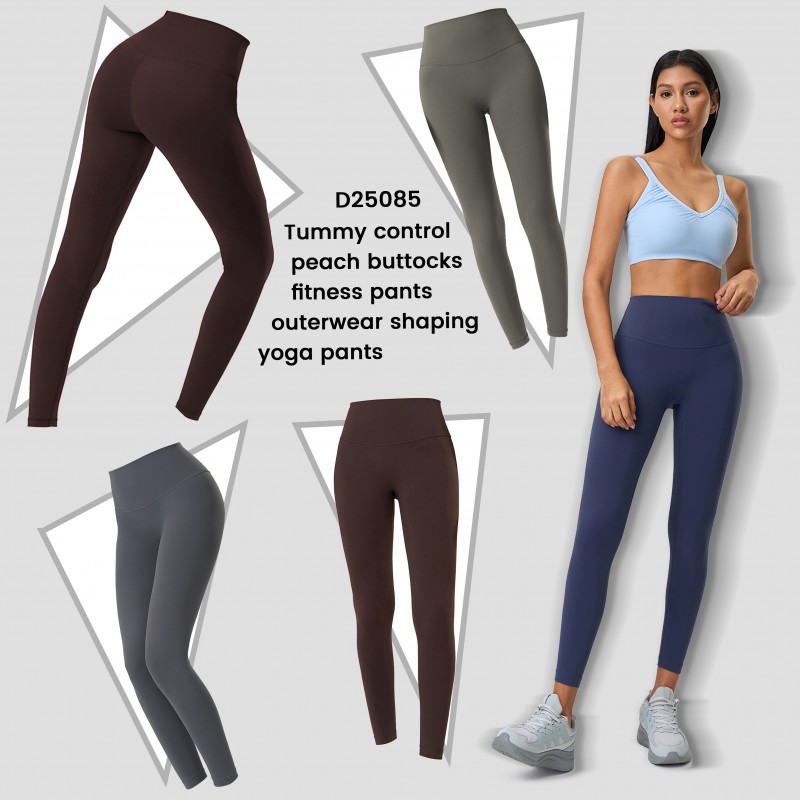 Tummy control peach buttocks fitness pants outerwear shaping yoga pants