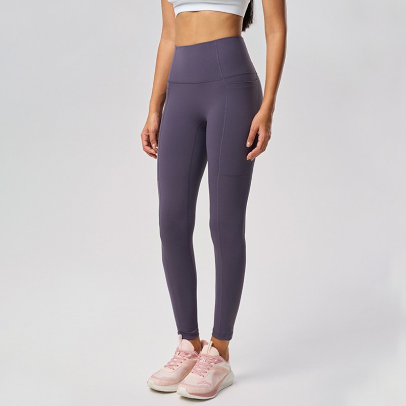 High Waisted Booty Lifting Yoga Pants with Pockets Tummy Control Stretch 