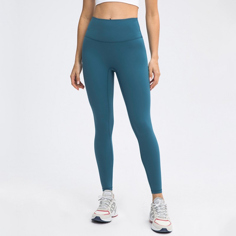 Women's European American Style Workout Leggings Double Sided Fleece Yoga Pants 