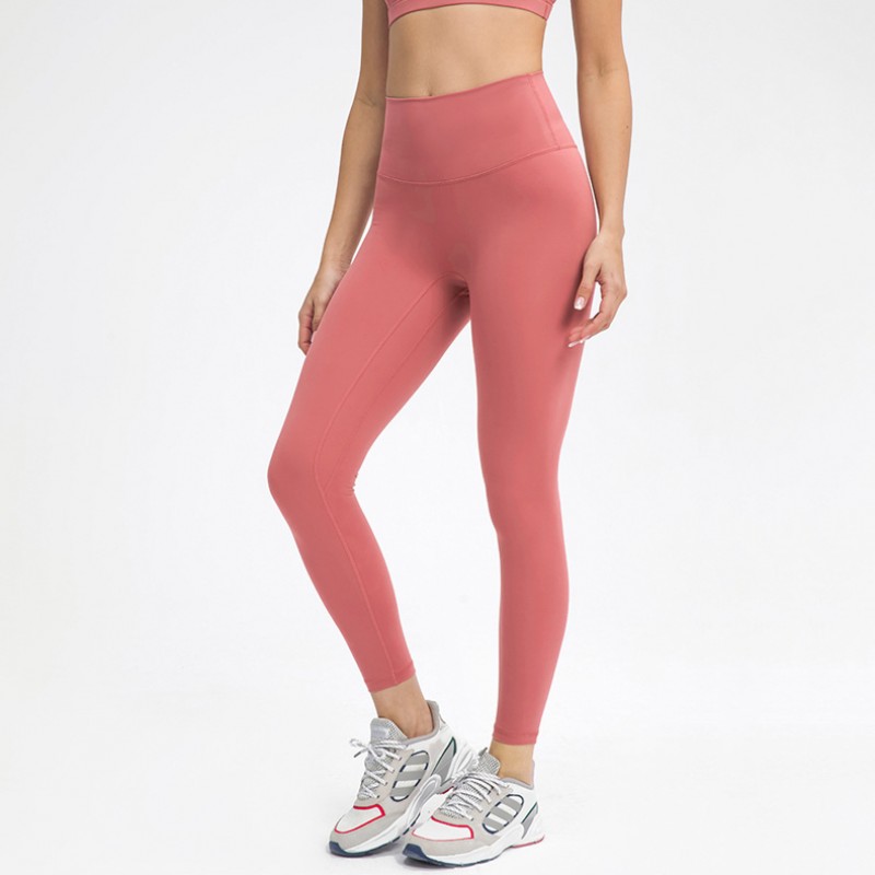 Women's European American Style Workout Leggings Double Sided Fleece Yoga Pants 