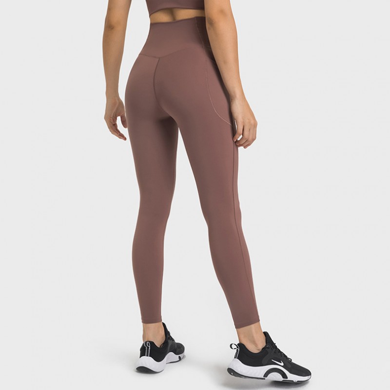 High Waisted Crossover Workout Leggings No Camel Toe Butt Lifting Yoga Pants 