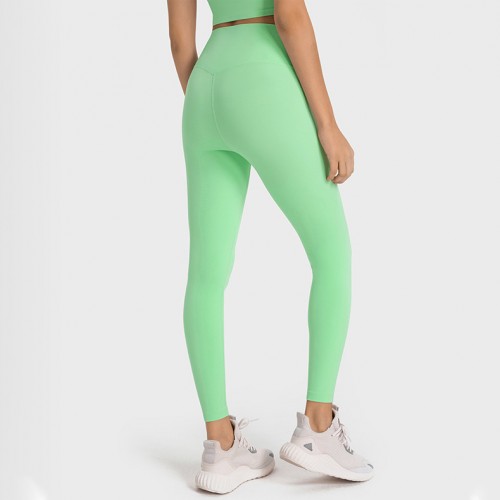 Peach Butt Lifting High Waisted Elastic Capri Yoga Pants for Workout 