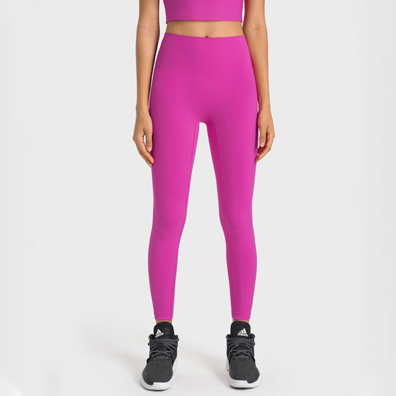 Peach Butt Lifting High Waisted Elastic Capri Yoga Pants for Workout 