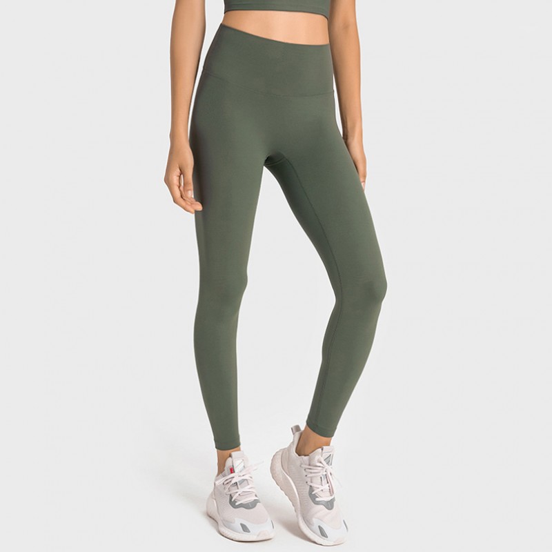 Peach Butt Lifting High Waisted Elastic Capri Yoga Pants for Workout 