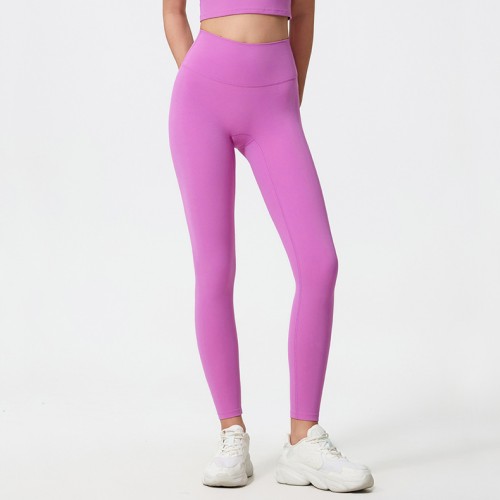 Lady workout leggings no camel toe stretchy yoga pants