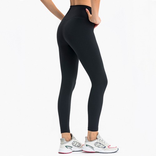 Lady workout leggings no camel toe stretchy yoga pants