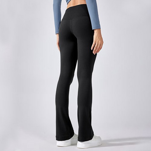High Waisted Seamless Flared Pants Women's Naked Feel Butt Lifting Yoga Leggings