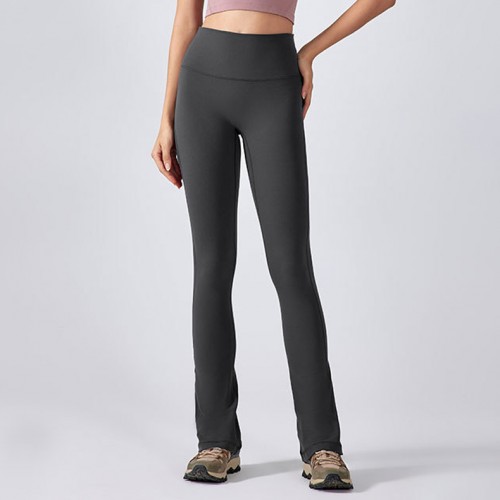 High Waisted Seamless Flared Pants Women's Naked Feel Butt Lifting Yoga Leggings