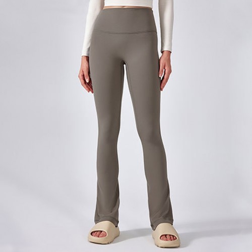 High Waisted Seamless Flared Pants Women's Naked Feel Butt Lifting Yoga Leggings