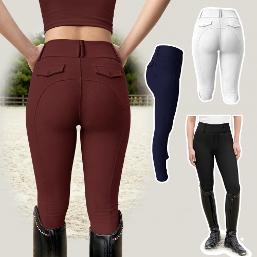 Nice Equestrian Clothing Lady Competition Breeches Jodhpurs Horse Riding Pants Leggings